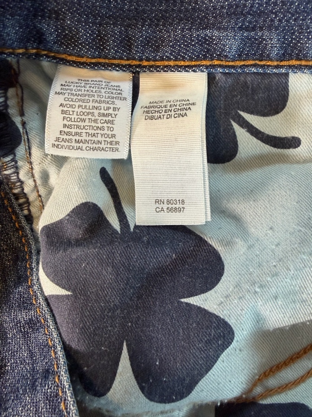 Lucky Brand 221 Original Women Straight Blue Jeans 32X32 - Picture 7 of 12